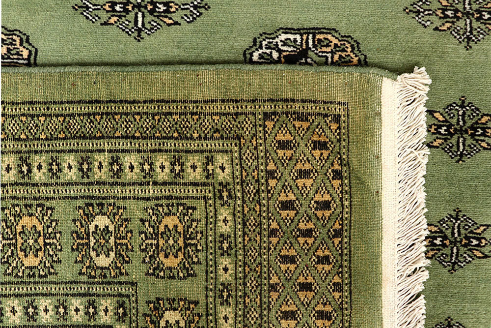 Olive Bokhara 8' 3 x 11' 9 - No. 59479 - ALRUG Rug Store