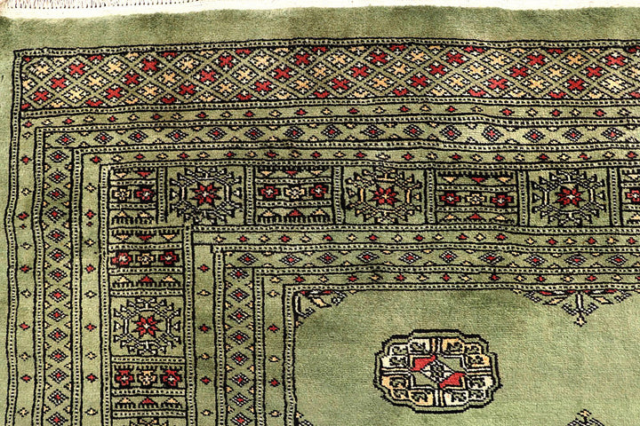 Olive Bokhara 8' 1 x 11' 10 - No. 59482 - ALRUG Rug Store