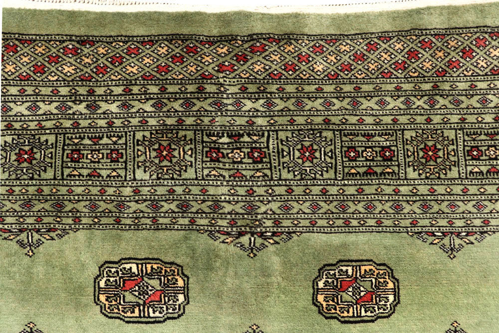 Olive Bokhara 8' 1 x 11' 10 - No. 59482 - ALRUG Rug Store