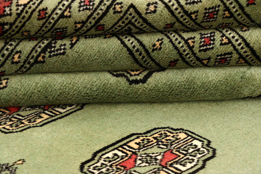 Olive Bokhara 8' 1 x 11' 10 - No. 59482 - ALRUG Rug Store