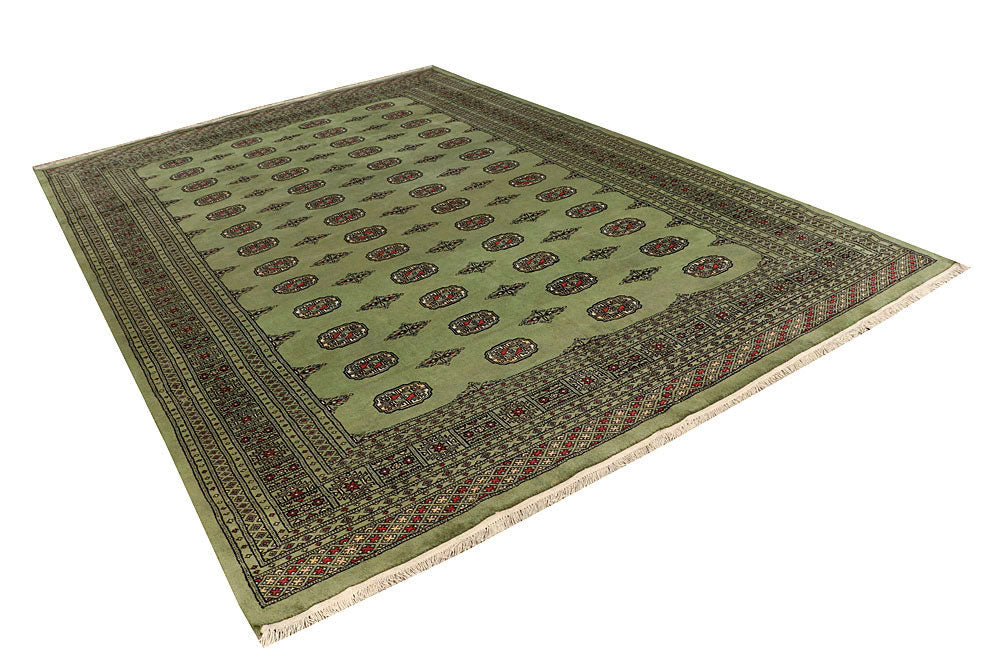 Olive Bokhara 8' 1 x 11' 10 - No. 59482 - ALRUG Rug Store