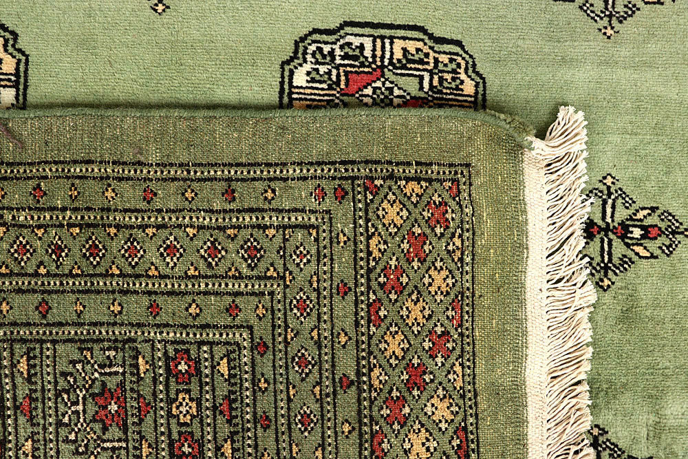 Olive Bokhara 8' 1 x 11' 10 - No. 59482 - ALRUG Rug Store
