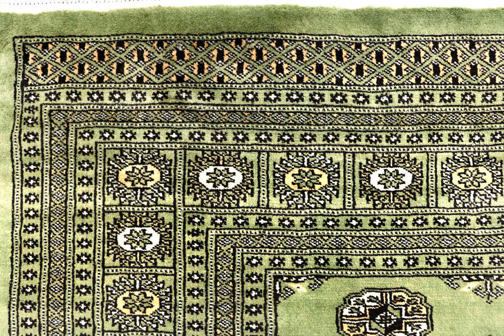 Olive Bokhara 8' 2 x 12' 3 - No. 59483 - ALRUG Rug Store