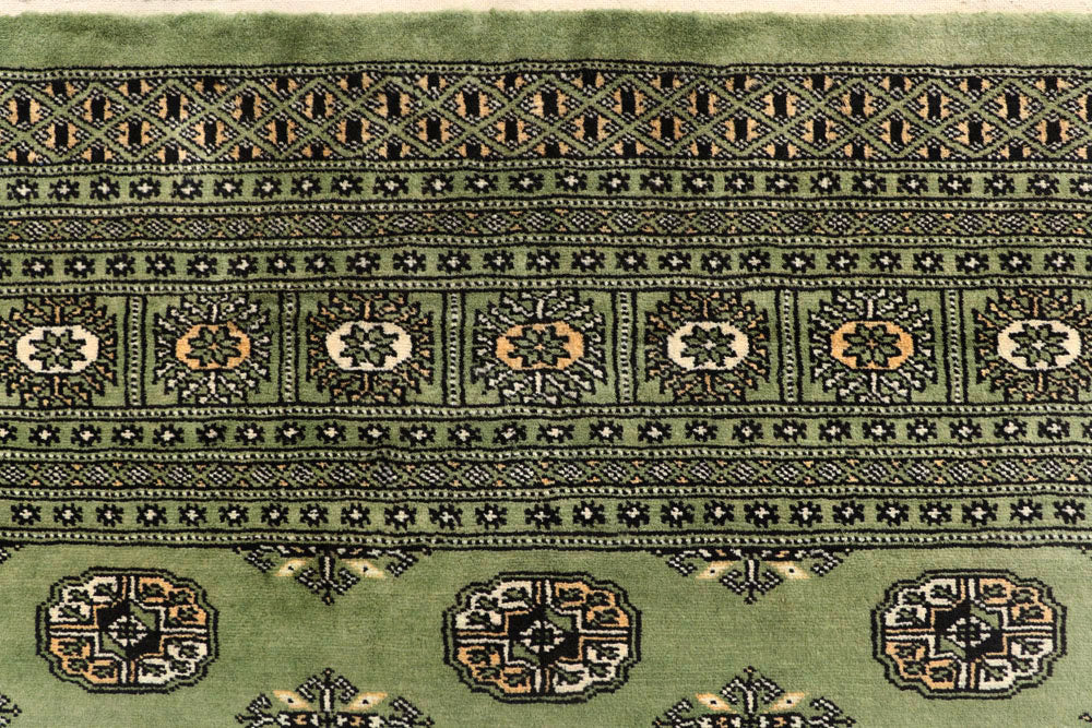 Olive Bokhara 8' 2 x 12' 3 - No. 59483 - ALRUG Rug Store