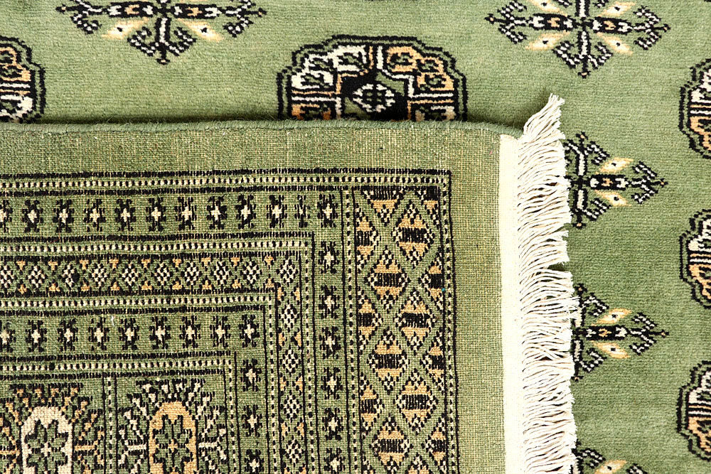 Olive Bokhara 8' 2 x 12' 3 - No. 59483 - ALRUG Rug Store