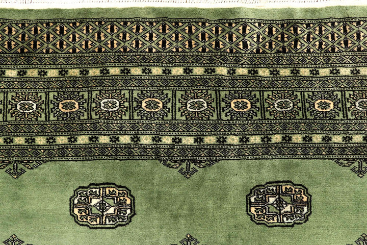 Dark Sea Green Bokhara 8' 1 x 11' 11 - No. 59486 - ALRUG Rug Store