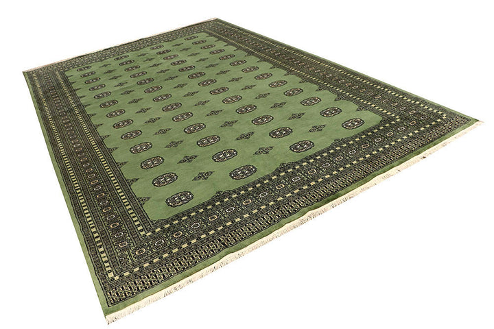 Dark Sea Green Bokhara 8' 1 x 11' 11 - No. 59486 - ALRUG Rug Store