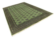 Dark Sea Green Bokhara 8' 1 x 11' 11 - No. 59486 - ALRUG Rug Store