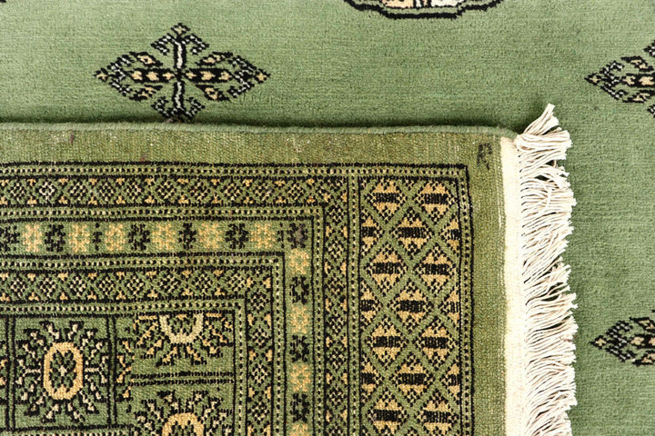 Dark Sea Green Bokhara 8' 1 x 11' 11 - No. 59486 - ALRUG Rug Store