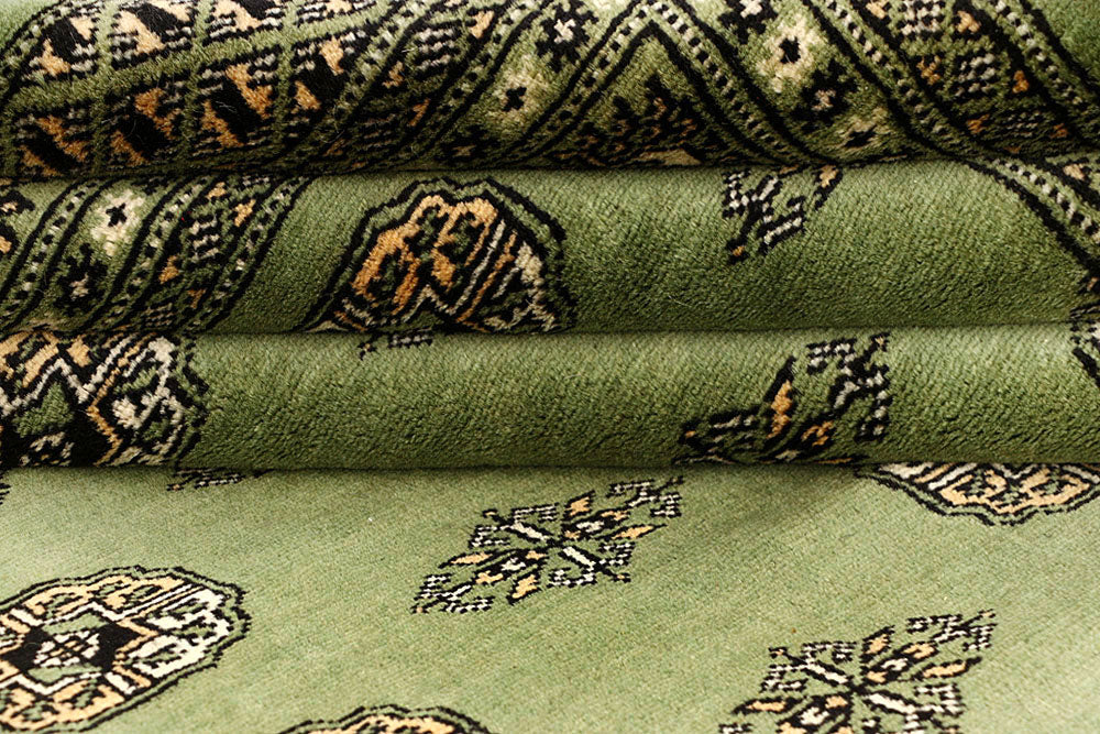 Olivedrab Bokhara 8' 2 x 11' 5 - No. 59487 - ALRUG Rug Store