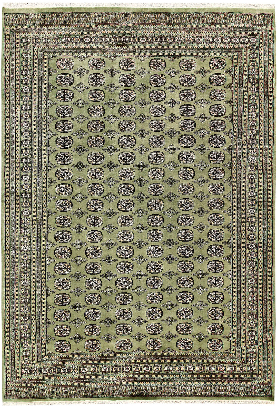 Olivedrab Bokhara 8' 2 x 11' 9 - No. 59488 - ALRUG Rug Store