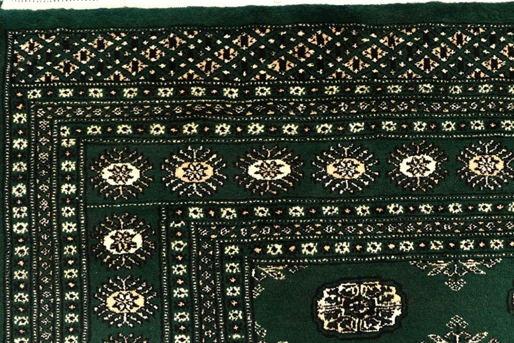 Darkgreen Bokhara 7' 10 x 10' 5 - No. 59489 - ALRUG Rug Store
