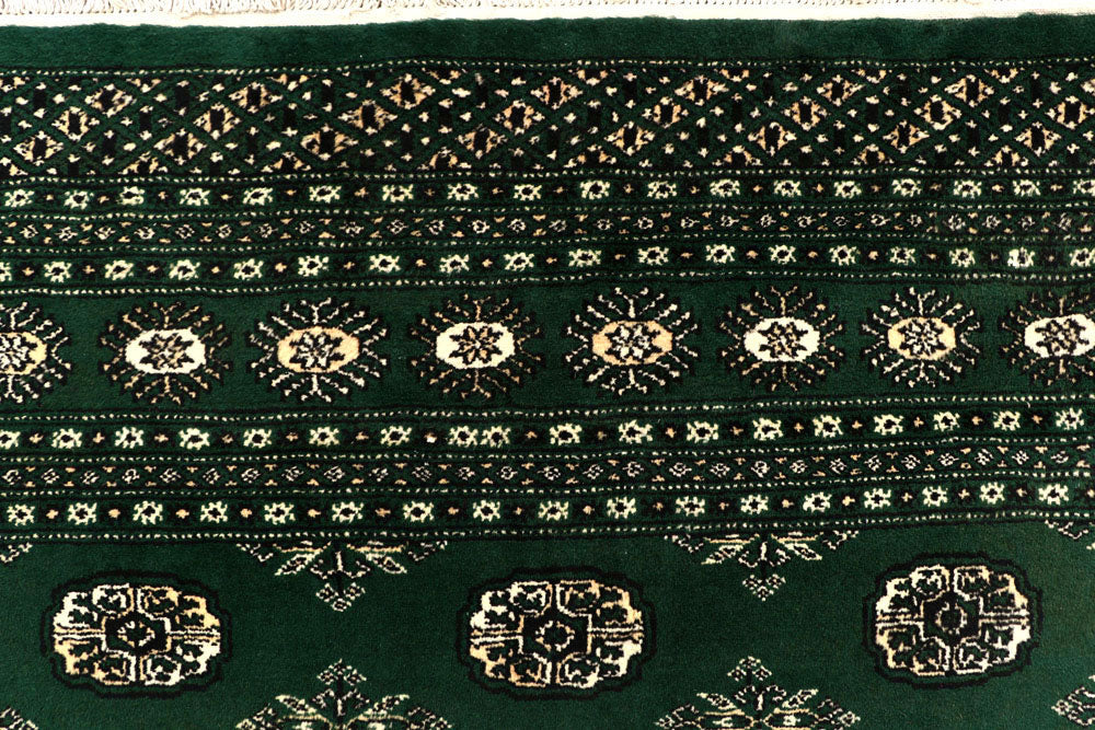 Darkgreen Bokhara 7' 10 x 10' 5 - No. 59489 - ALRUG Rug Store