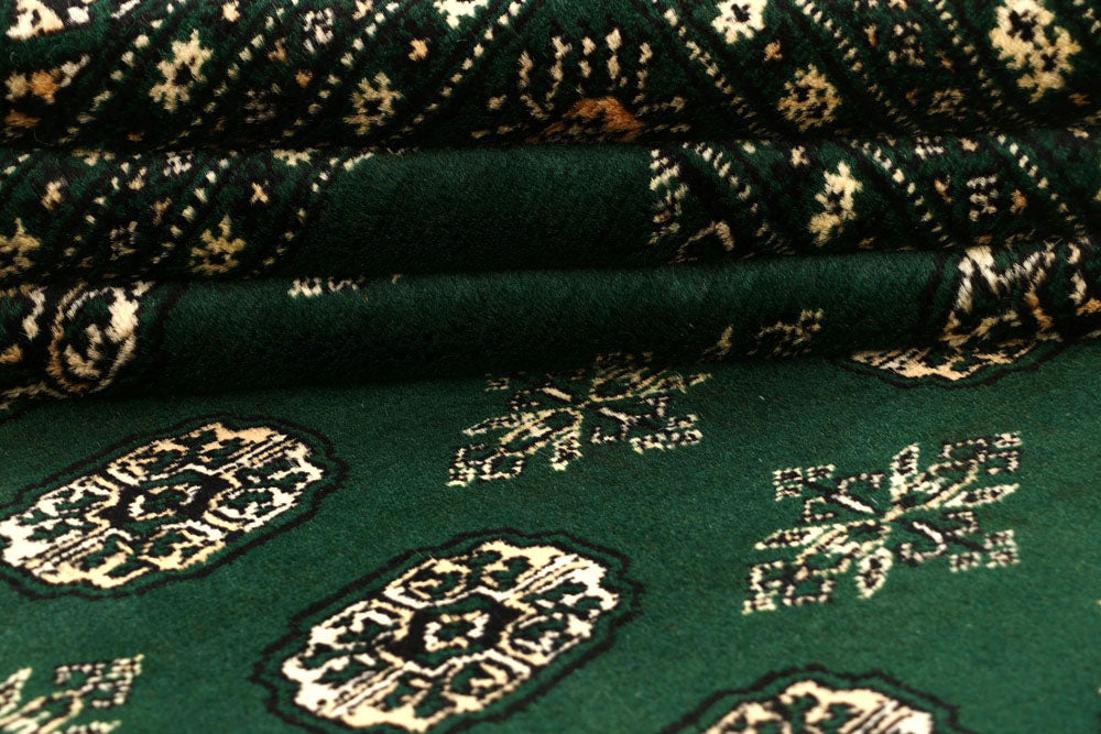 Darkgreen Bokhara 7' 10 x 10' 5 - No. 59489 - ALRUG Rug Store