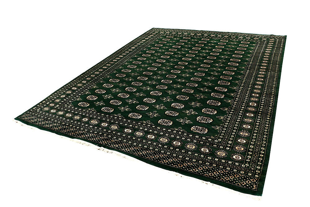 Darkgreen Bokhara 7' 10 x 10' 5 - No. 59489 - ALRUG Rug Store