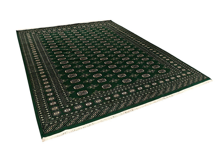 Darkgreen Bokhara 7' 10 x 10' 5 - No. 59489 - ALRUG Rug Store