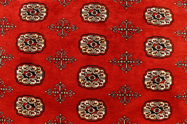 Orange Red Bokhara 7' 11 x 11' 1 - No. 59490 - ALRUG Rug Store