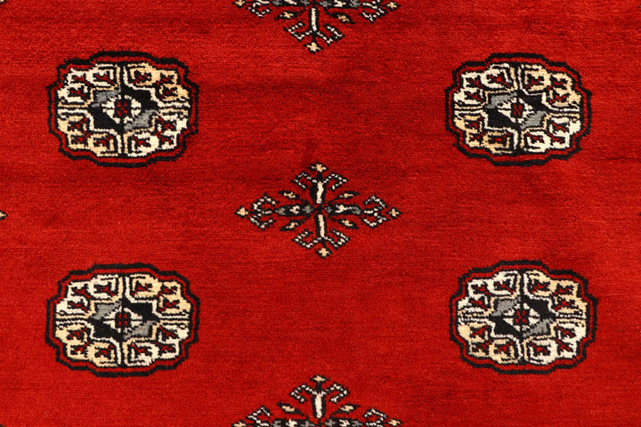 Orange Red Bokhara 8' 1 x 11' 7 - No. 59494 - ALRUG Rug Store