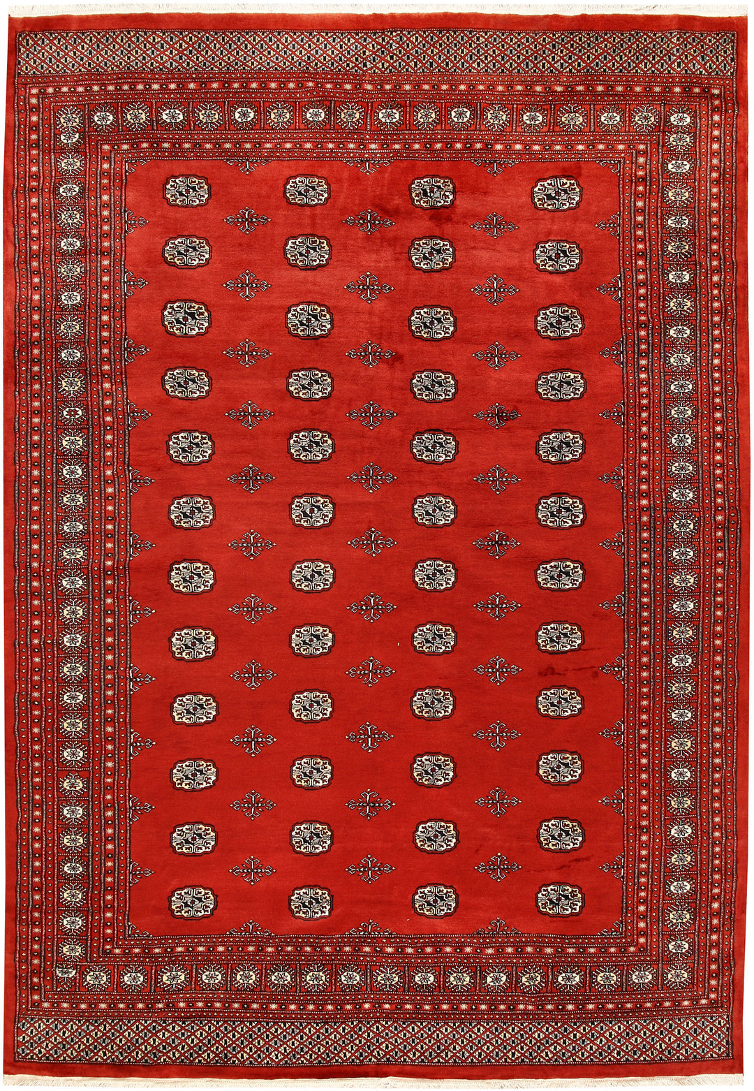 Orange Red Bokhara 8' 1 x 11' 7 - No. 59494 - ALRUG Rug Store