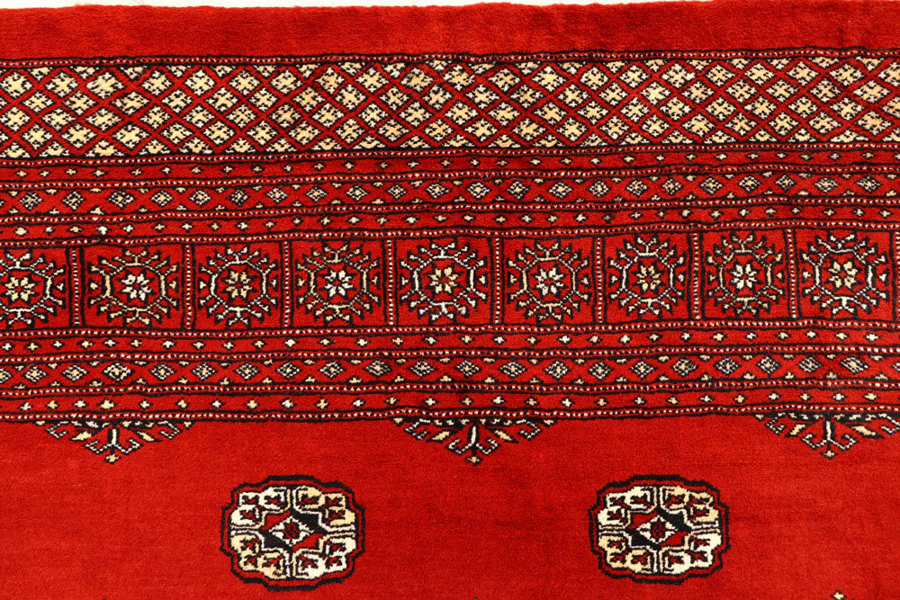 Orange Red Bokhara 8' 1 x 11' 7 - No. 59495 - ALRUG Rug Store