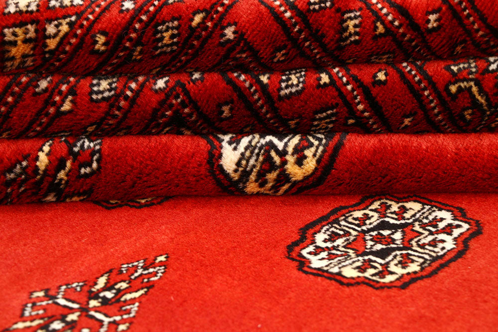 Orange Red Bokhara 8' 1 x 11' 7 - No. 59495 - ALRUG Rug Store
