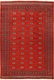 Orange Red Bokhara 8' 1 x 11' 7 - No. 59495 - ALRUG Rug Store