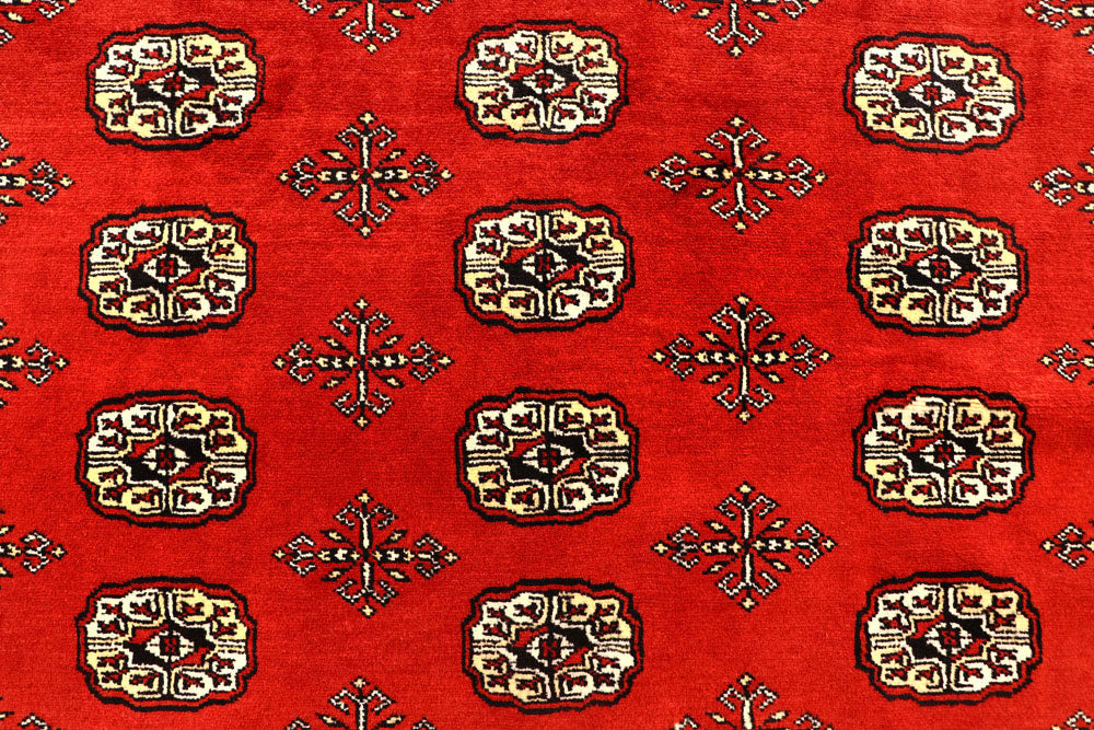 Orange Red Bokhara 8' x 11' 2 - No. 59496 - ALRUG Rug Store