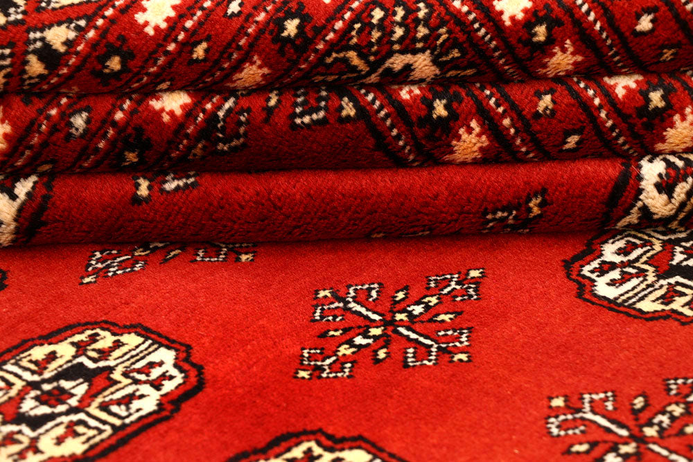 Orange Red Bokhara 8' x 11' 2 - No. 59496 - ALRUG Rug Store