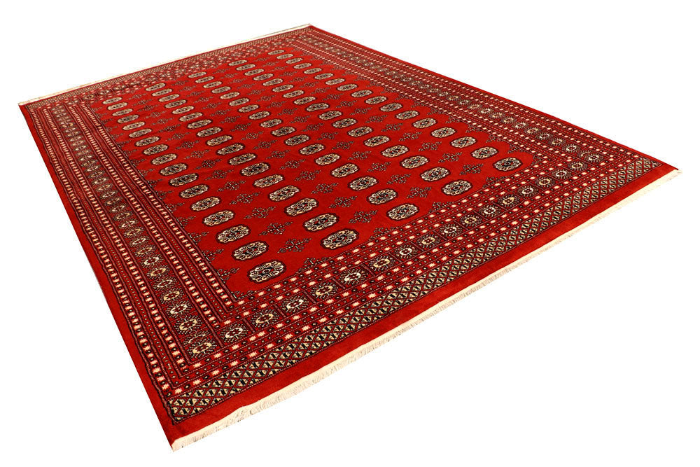 Orange Red Bokhara 8' x 11' 2 - No. 59496 - ALRUG Rug Store