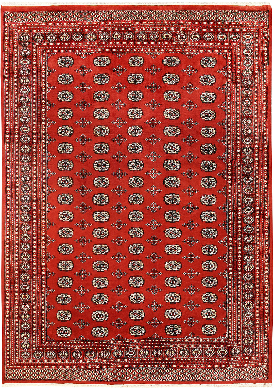 Orange Red Bokhara 8' x 11' 2 - No. 59496 - ALRUG Rug Store