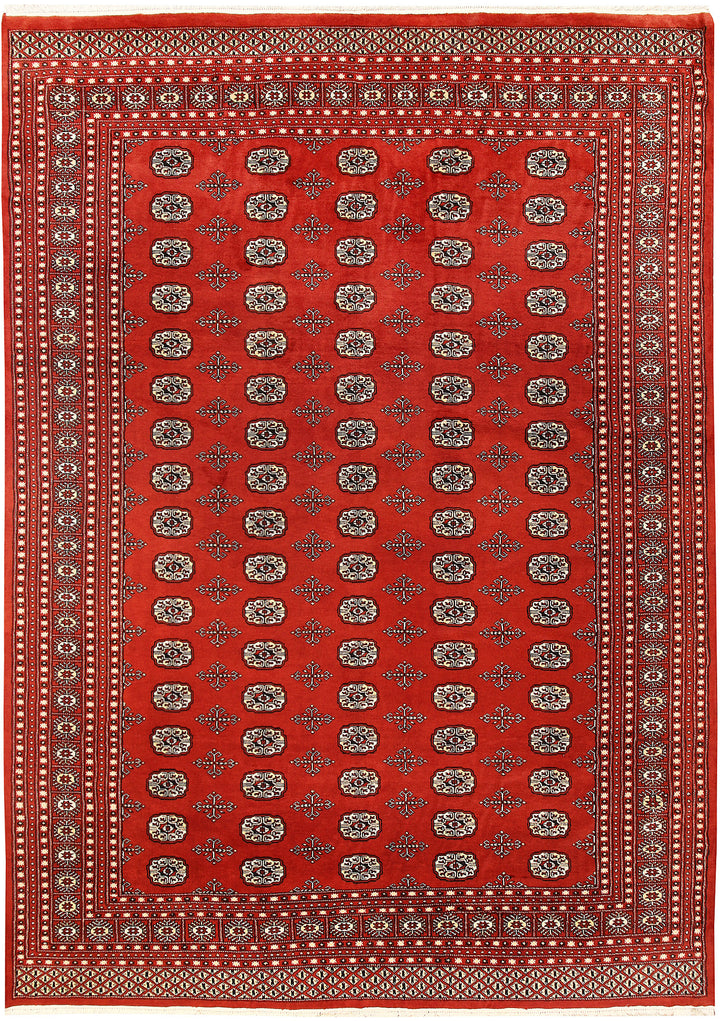 Orange Red Bokhara 8' x 11' 2 - No. 59496 - ALRUG Rug Store