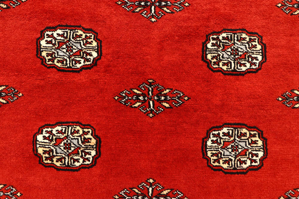 Orange Red Bokhara 8' 1 x 11' 9 - No. 59497 - ALRUG Rug Store