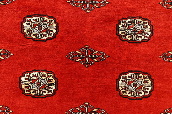 Orange Red Bokhara 8' 1 x 11' 9 - No. 59497 - ALRUG Rug Store