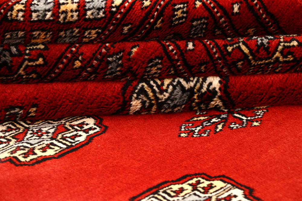 Orange Red Bokhara 8' 1 x 11' 9 - No. 59497 - ALRUG Rug Store