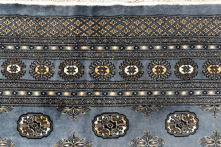 Light Slate Grey Bokhara 8' x 12' 8 - No. 59503 - ALRUG Rug Store