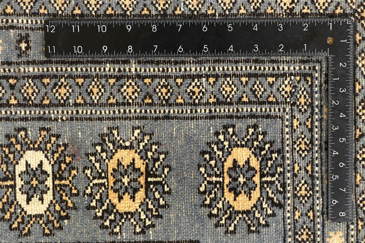 Light Slate Grey Bokhara 8' x 12' 8 - No. 59503 - ALRUG Rug Store