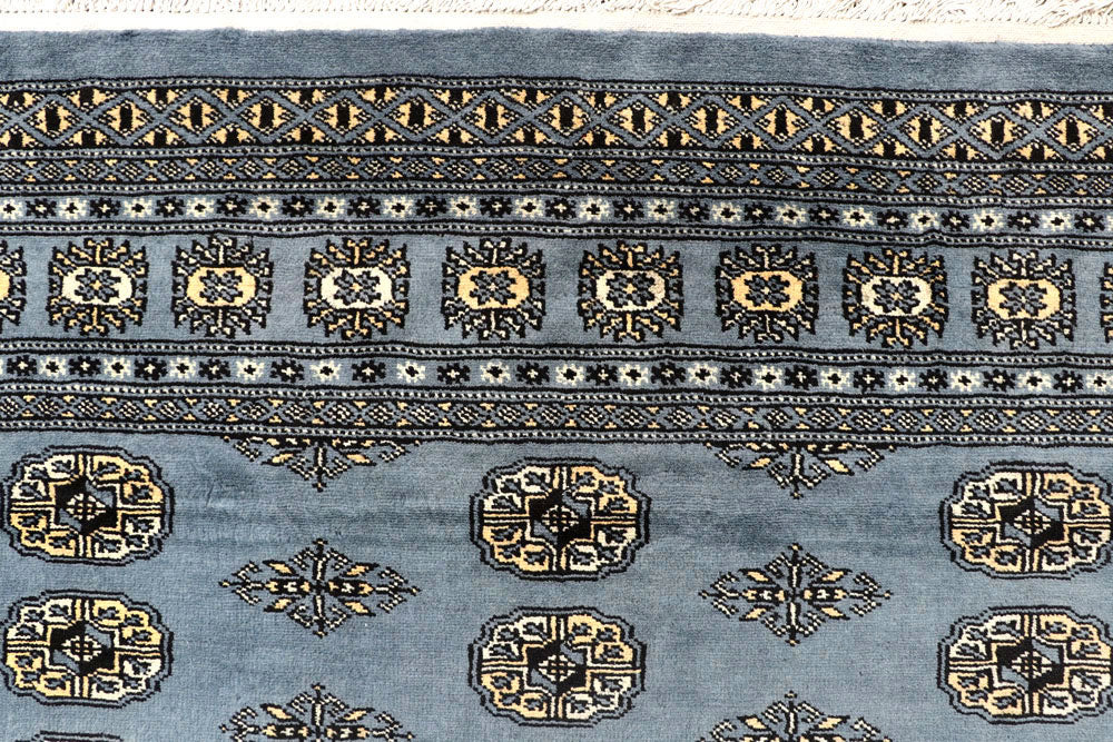 Light Slate Grey Bokhara 8' 3 x 11' 8 - No. 59505 - ALRUG Rug Store