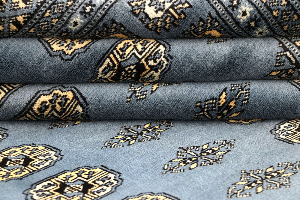 Light Slate Grey Bokhara 8' 3 x 11' 8 - No. 59505 - ALRUG Rug Store