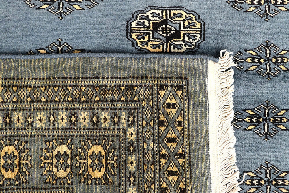 Light Slate Grey Bokhara 8' 3 x 11' 8 - No. 59505 - ALRUG Rug Store