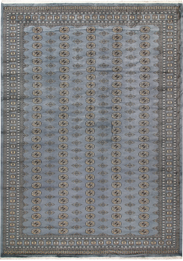Light Slate Grey Bokhara 8' 3 x 11' 8 - No. 59505 - ALRUG Rug Store