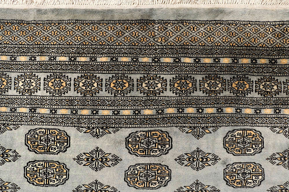 Silver Bokhara 8' 1 x 10' 10 - No. 59506 - ALRUG Rug Store