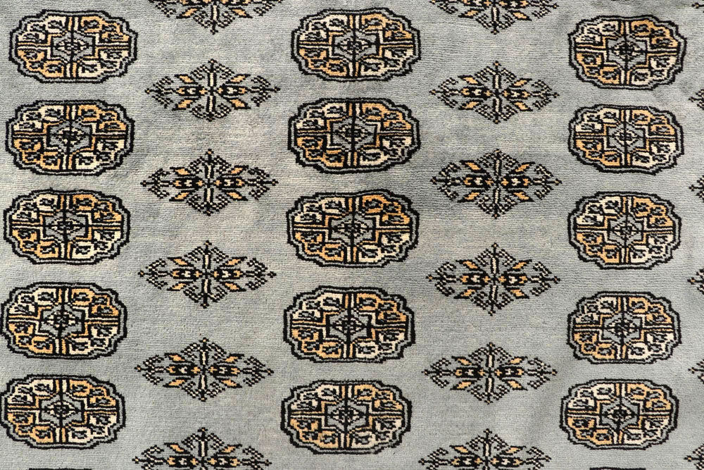 Silver Bokhara 8' 1 x 10' 10 - No. 59506 - ALRUG Rug Store