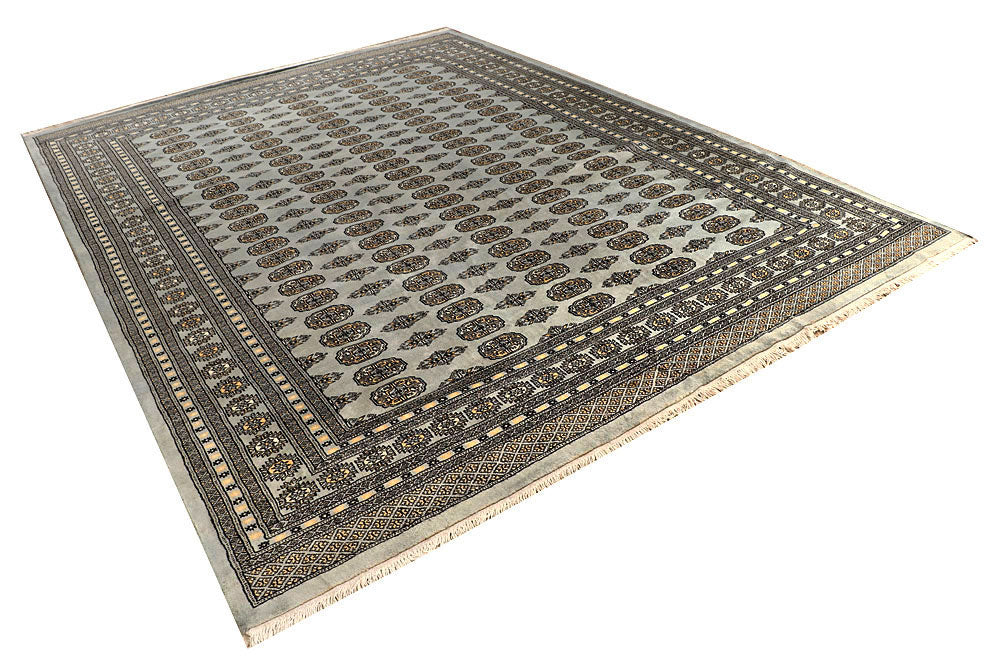 Silver Bokhara 8' 1 x 10' 10 - No. 59506 - ALRUG Rug Store