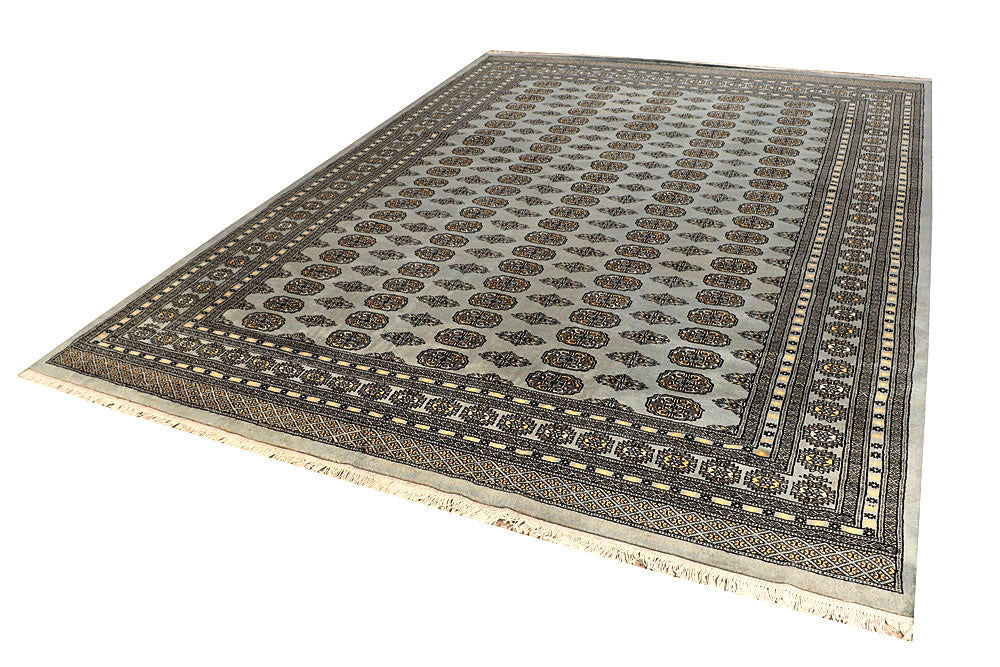 Silver Bokhara 8' 1 x 10' 10 - No. 59506 - ALRUG Rug Store