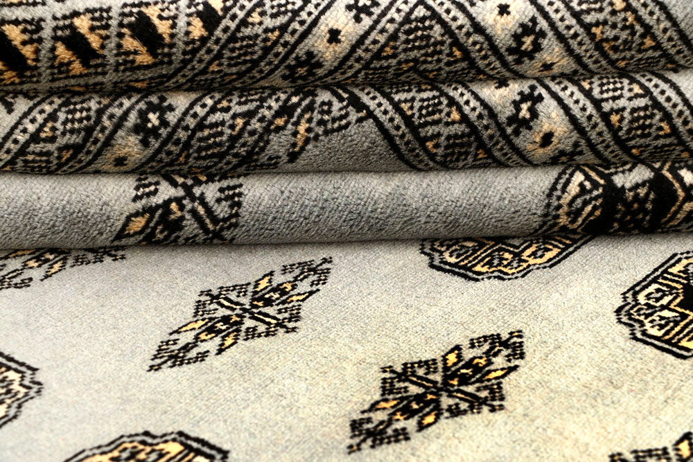 Dark Grey Bokhara 8' 2 x 11' - No. 59507 - ALRUG Rug Store