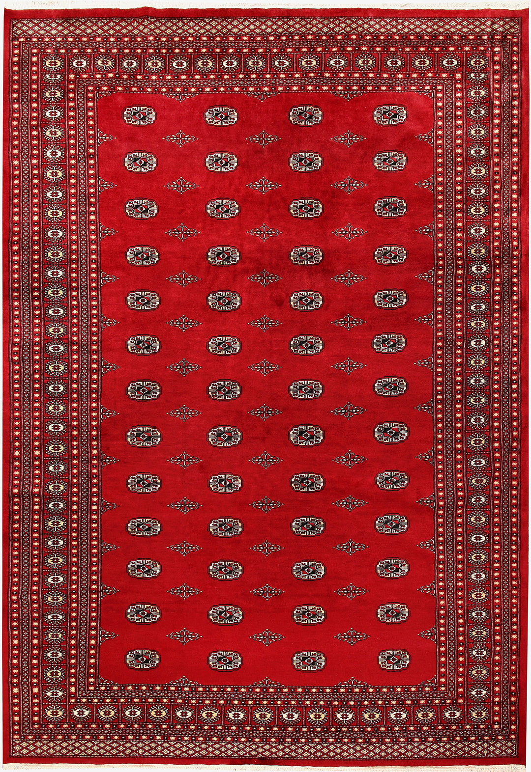 Firebrick Bokhara 8' 1 x 11' 7 - No. 59509 - ALRUG Rug Store