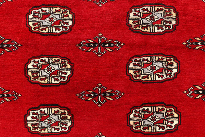Red Bokhara 8' 2 x 11' 11 - No. 59512 - ALRUG Rug Store