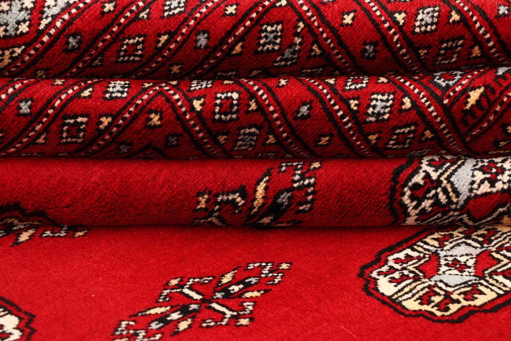 Red Bokhara 8' 2 x 11' 11 - No. 59512 - ALRUG Rug Store