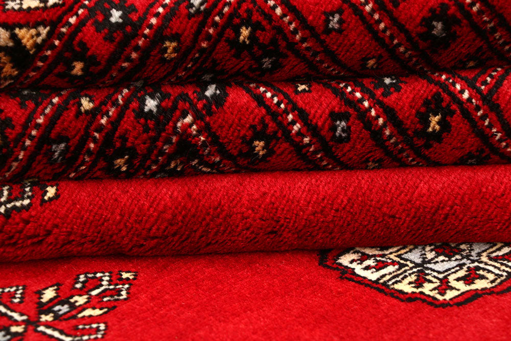Red Bokhara 8' 2 x 12' 2 - No. 59514 - ALRUG Rug Store