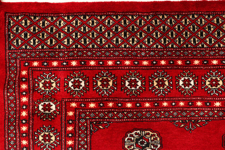 Red Bokhara 8' x 11' 4 - No. 59515 - ALRUG Rug Store